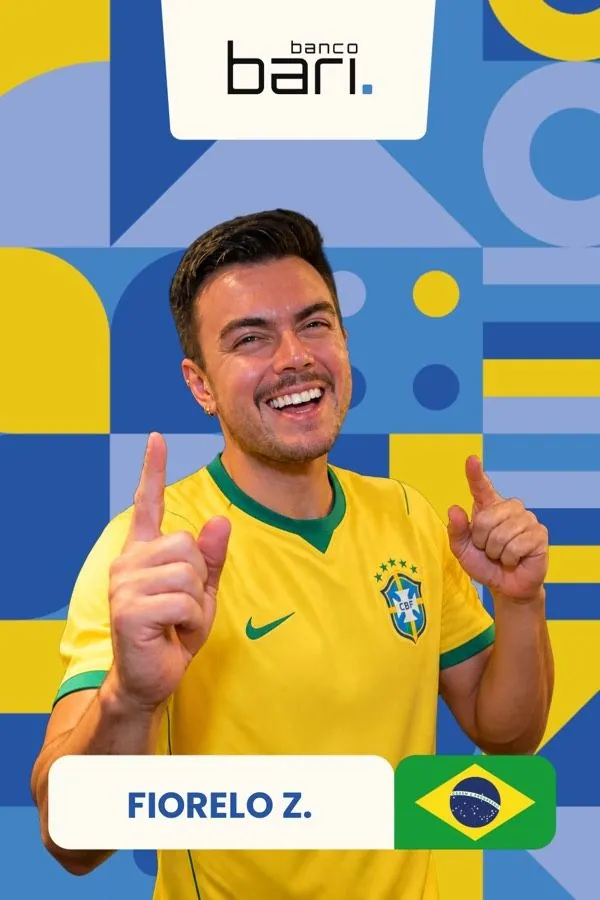 Banco Bari: arte criada com IA pela Fotopop